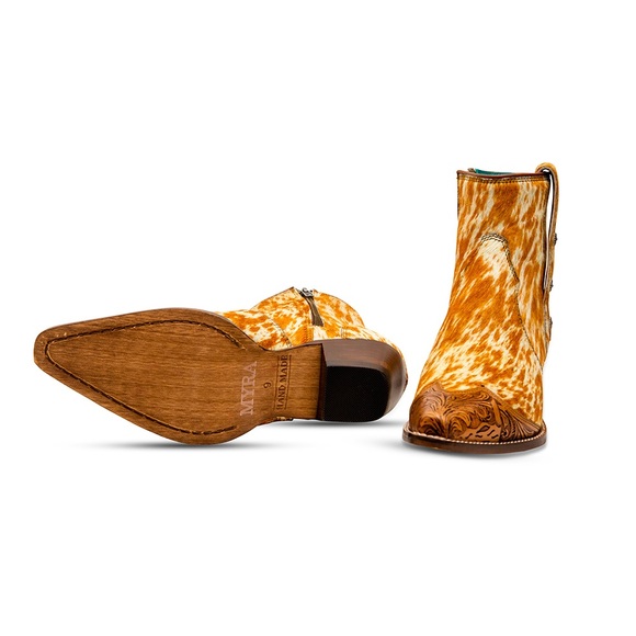 Myra Westro Hand Tooled Booties - Picture 5 of 5